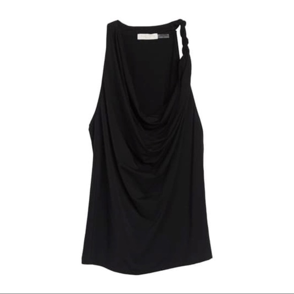 Ramy Brook Bryce Cowl Neck Tank Top Black Size Small NWOT - Picture 4 of 11